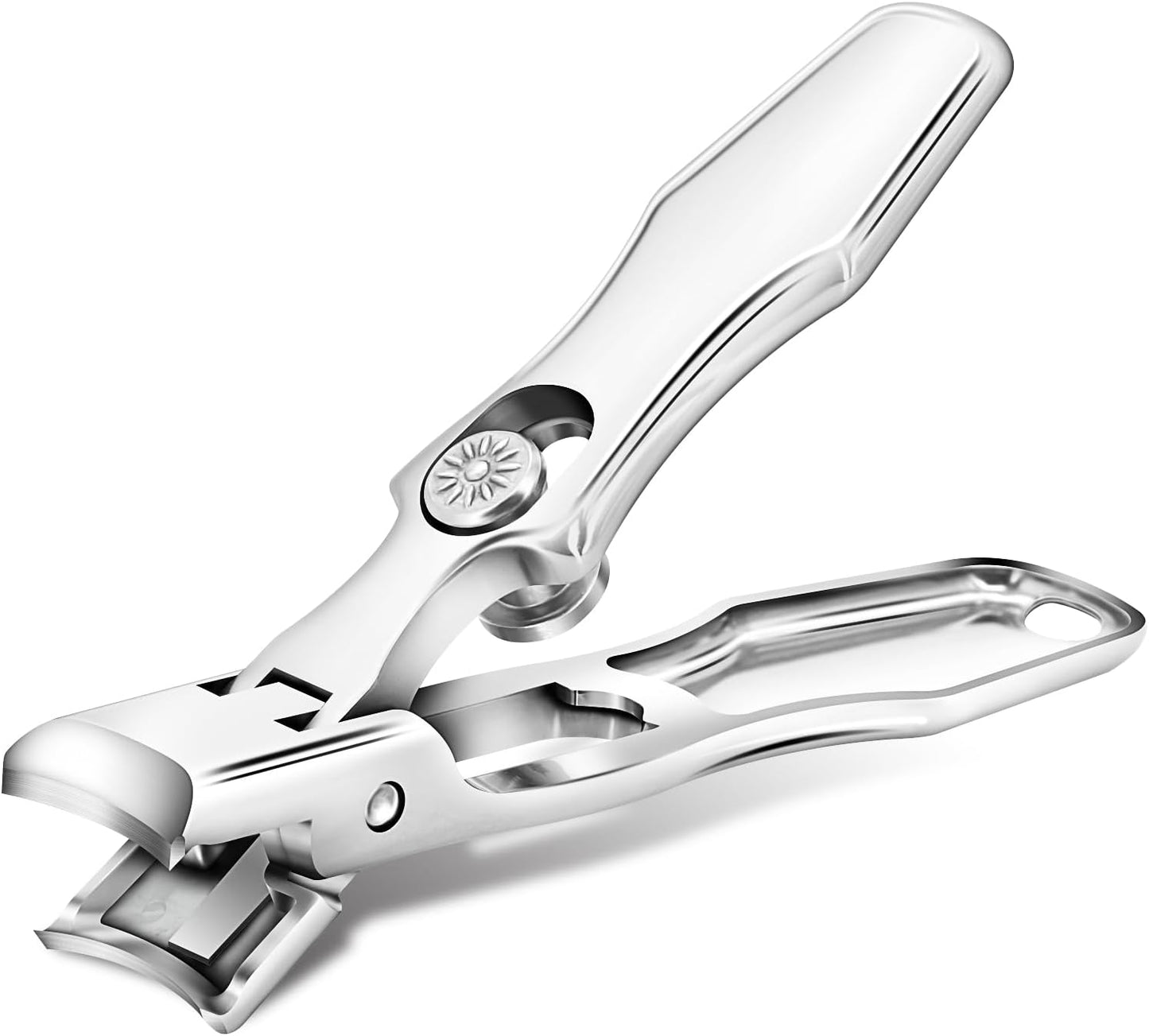 Heavy Duty Anti-Splash Stainless Steel Nail Clipper with Catcher Tray